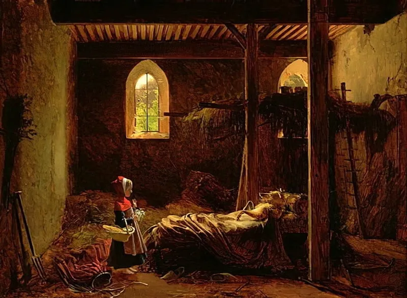 Little Red Riding Hood, by Fleury François Richard (c. 1820). (Public Domain)