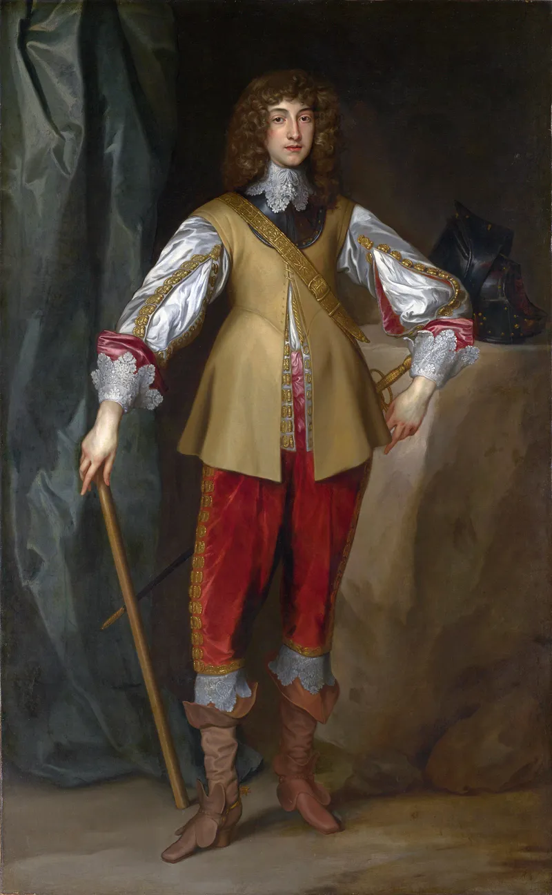 Portrait of Prince Rupert of the Rhine, studio of Anthony van Dyck, c.1637.