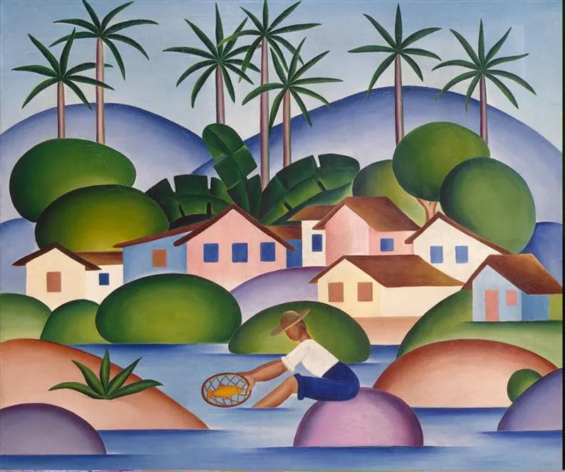 An Angler - Tarsila do Amaral (1925)
