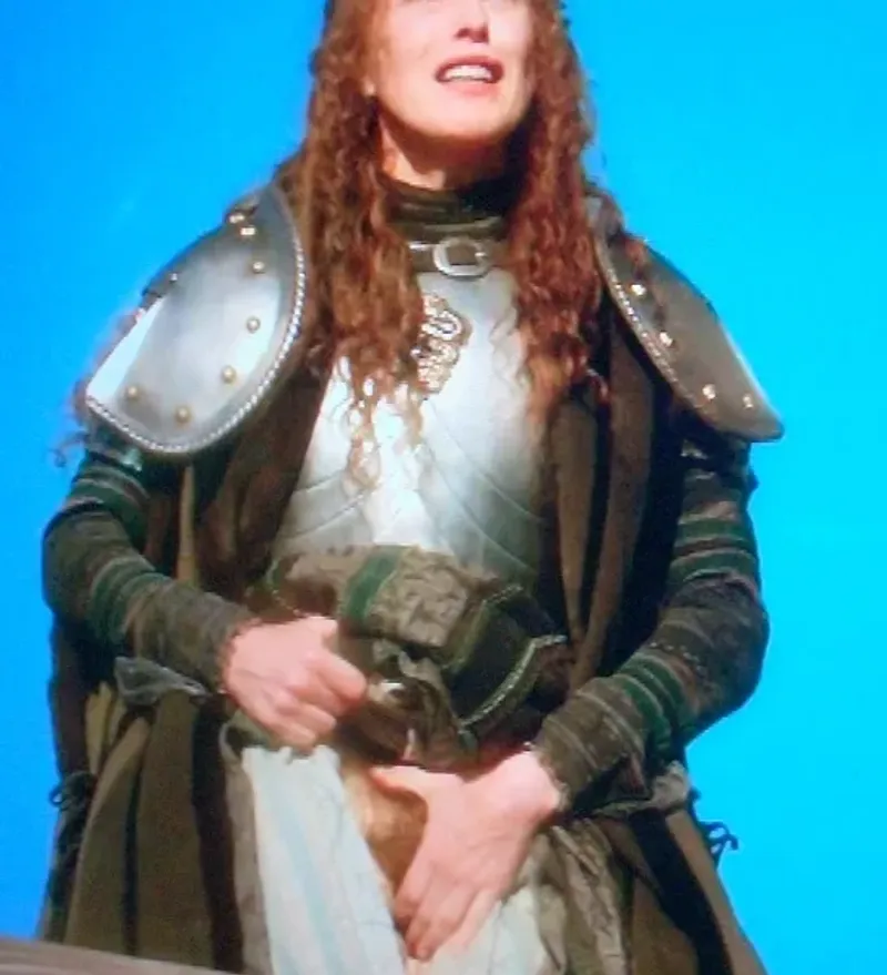 Gina Mckee as Caterina and the skirt-raising episode (The Borgias).