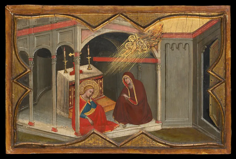 St Lucy at the Shrine of St Agatha.