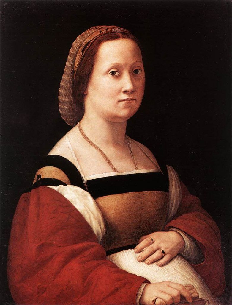 La donna gravida, by Rafael (Palazzo Pitti, Florence, 1506). Credit: Wikimedia Commons