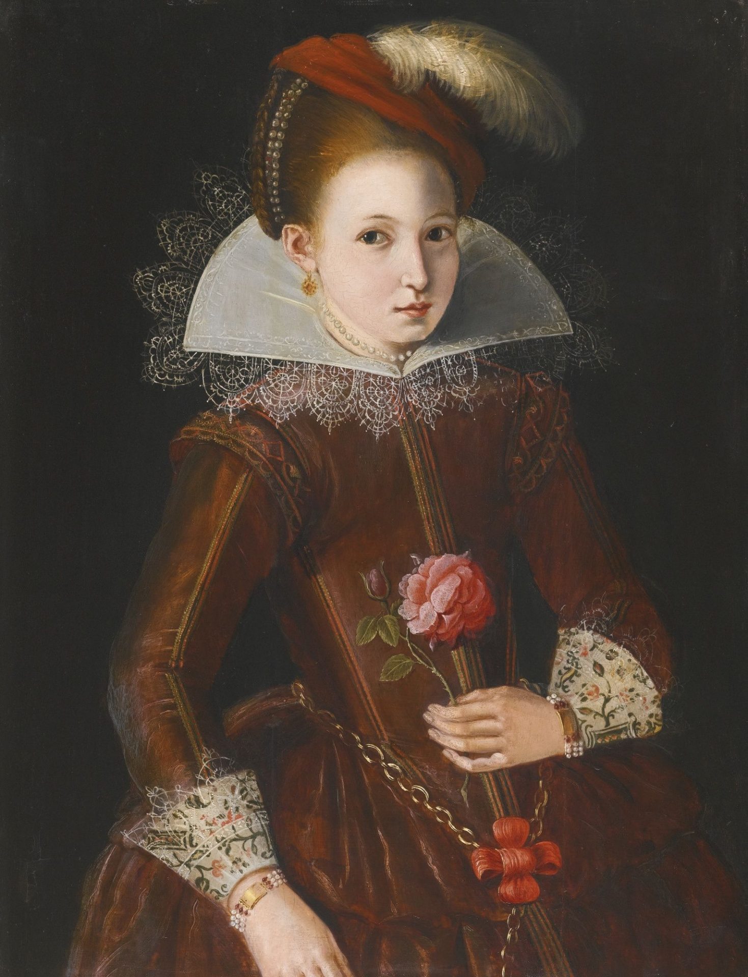 Portrait of a Girl (Anonymous, 1600-1620). Wikimedia Commons.
