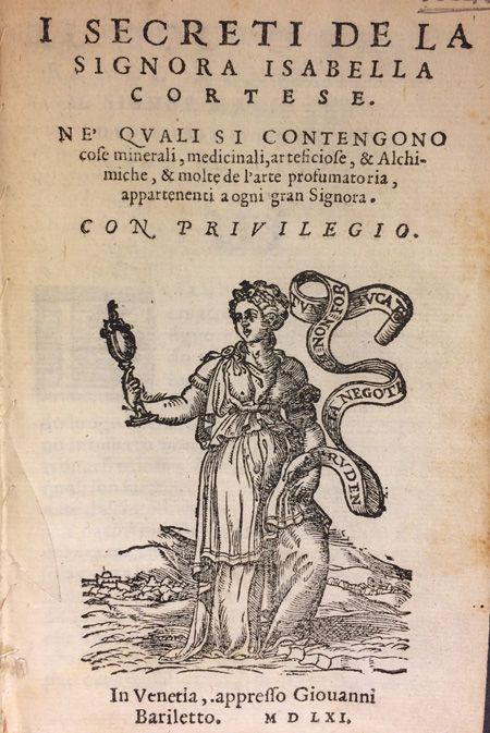 Isabella Cortese’s book of secrets, 1561. (Credit: Wellcome Images)