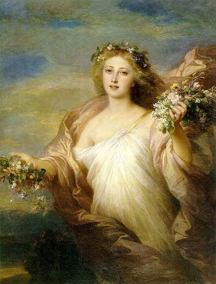 The Spring (1851), by Franz Xaver Winterhalter. (Wikimedia Commons)