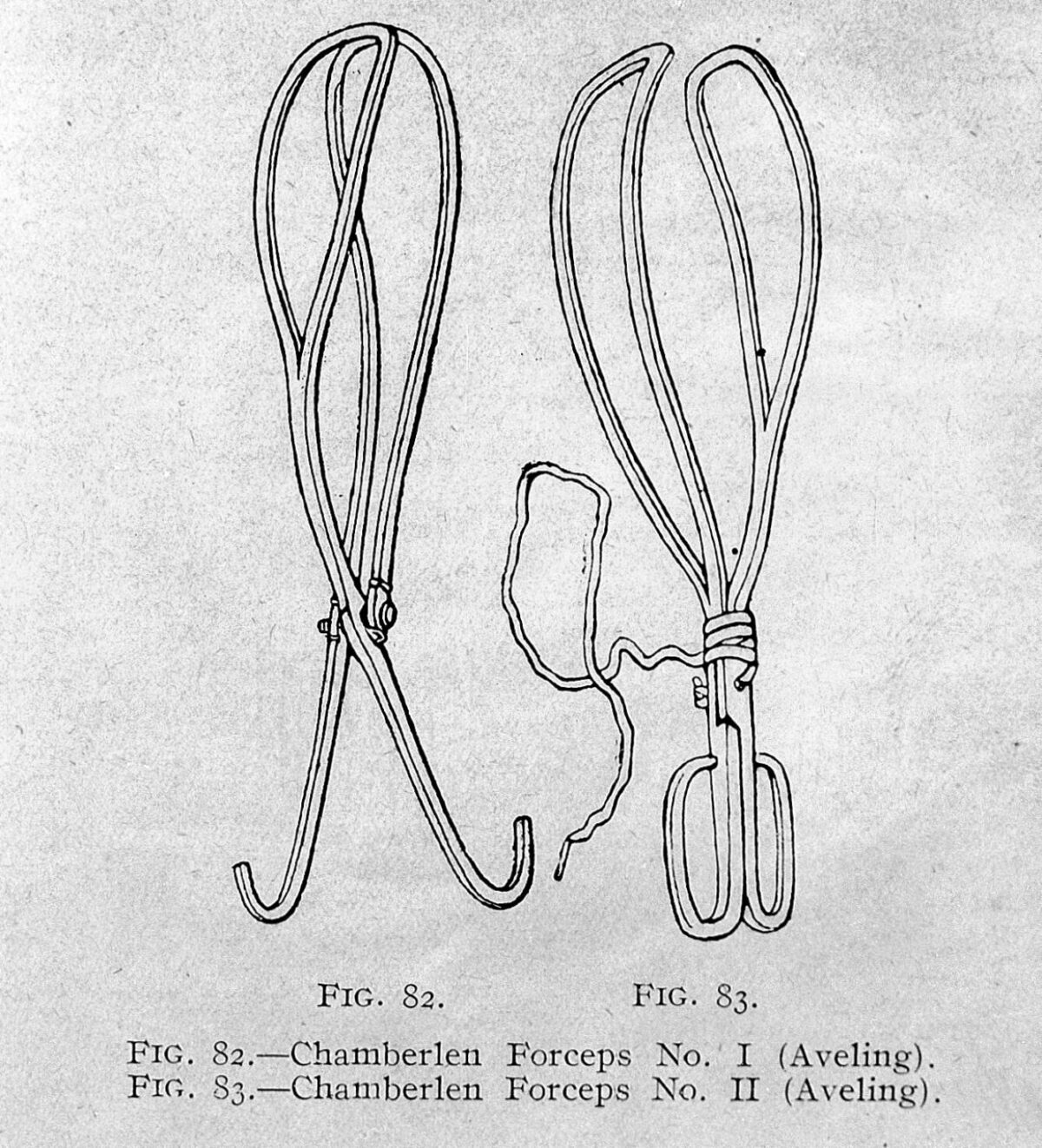 The Chamberlen forceps in K. Das' Obstetric Forceps (1929). (Wikimedia Commons)