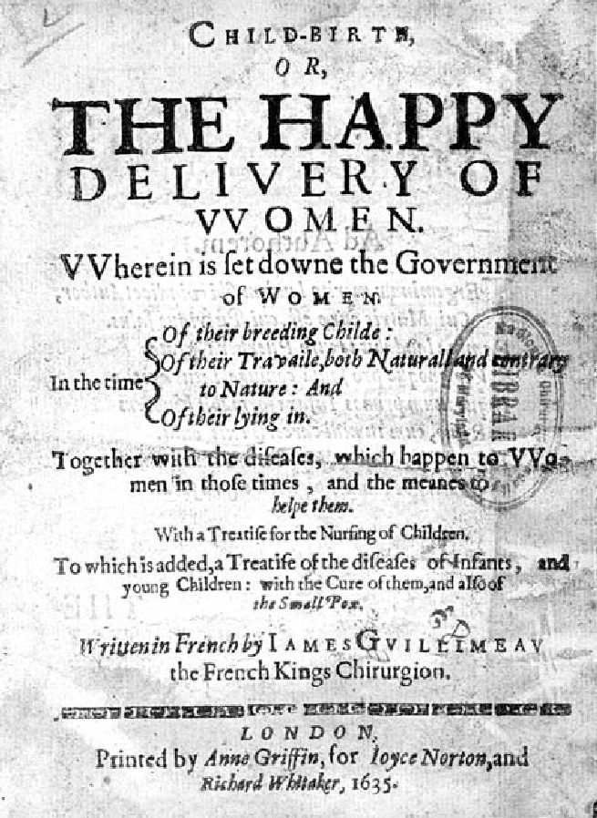 Jacques Guillemeau's midwifery manual (1635). (Google Books)