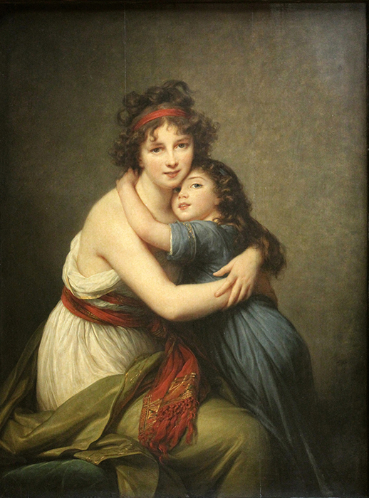 Self-Portrait with Her Daughter Julie (1789), by Elisabeth Louise Vigée Le Brun. (Wikimedia Commons)